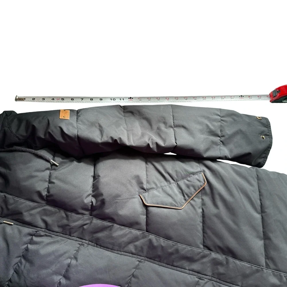 Roxy Black and Brown Puffer Jacket with Dryflight 5K Size XS Winter Cozy - Picture 9 of 16